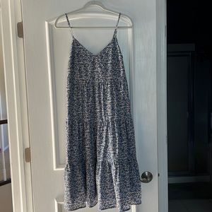Abercrombie & Fitch blue midi dress